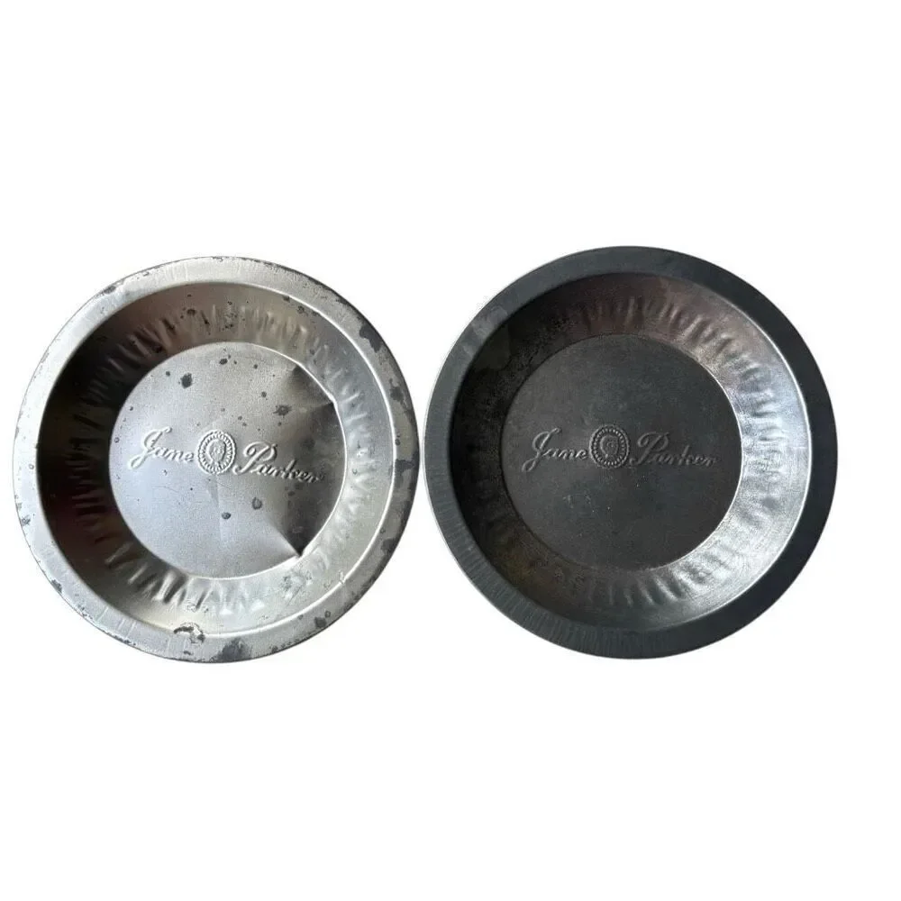2 Vintage Jane Parker 8” Pie Tins